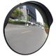 shumee Konveksno prometno ogledalo iz PC plastike črno 30 cm zunanje