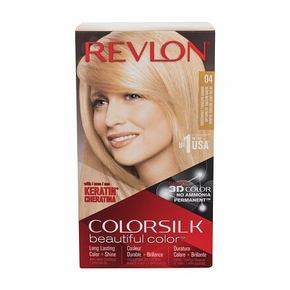 Revlon Colorsilk Beautiful Color odtenek 04 Ultra Light Natural Blonde darilni set barva za lase Colorsilk Beautiful Color 59