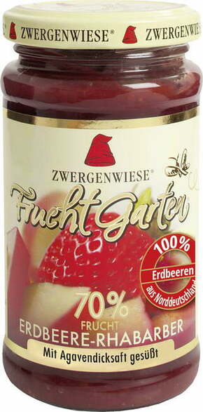 Zwergenwiese Bio sadni džem - jagode &amp; rabarbara - 225 g