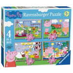 WEBHIDDENBRAND RAVENSBURGER Peppa Pig Puzzle: Fun Days 4v1 (12,16,20,24 kosov)