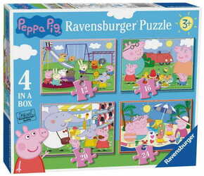 WEBHIDDENBRAND RAVENSBURGER Peppa Pig Puzzle: Fun Days 4v1 (12