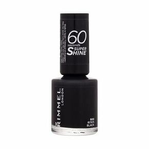 Rimmel 60 Seconds Super Shine lak za nohte 8 ml odtenek 900 Rita´s Black