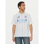 HUGO Majica Notbal 50536080 Bela Oversize