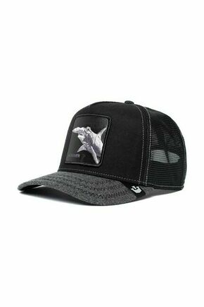 Kapa iz mešanice volne Goorin Bros črna barva - črna. Kapa s šiltom vrste baseball iz kolekcije Goorin Bros. Model izdelan iz materiala z nalepko.