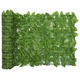 Balkonsko platno z zelenim listjem 400x75 cm