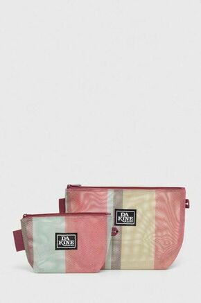Kozmetična torbica Dakine MESH POUCH SET 2-pack roza barva