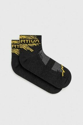 Nogavice LA Sportiva Fast - črna. Dolge nogavice iz kolekcije LA Sportiva. Model izdelan iz materiala z visoko vsebnostjo bombaža.