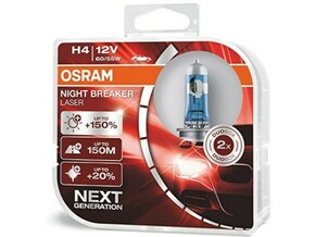 OSRAM 12V Žarnica Osram 64193NL-HCB DUO-Pack 12V 60/55W H4 P43t Night Breaker LASER (2 x H4)