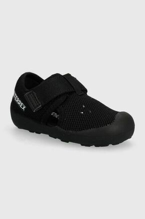 Otroški sandali adidas TERREX TERREX CAPTAIN TOEY I črna barva - črna. Otroški sandali iz kolekcije adidas TERREX. Model je izdelan iz tekstilnega materiala. Model s tekstilnim