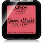NYX Professional Makeup Sweet Cheeks Matte mat kremno rdečilo v prahu 5 g odtenek Day Dream za ženske