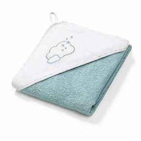 BabyOno Towel brisača s kapuco 76 x 76 cm Blue 1 kos