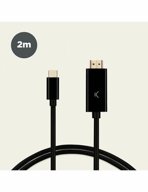 Ksix Adapterski kabel USB C do HDMI
