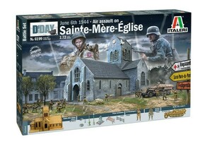 Model Kit diorama 6199 - Bitka za Normandijo: Saint-Mere-Église 6. junij 1944 (1:72)