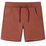 vidaXL Otroške kratke hlače z vrvico rjave 92
