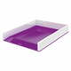 Leitz Wow škatla za datoteke v dveh barvah, belo-vijolična