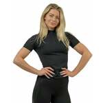 Nebbia Compression Zipper Shirt INTENSE Ultimate Black M Fitnes majica