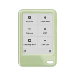 Strojna denarnica Ledger Nano Gen 5 Matcha Green strojna denarnica za kripto s ključem za obnovitev (LEDGERNANO-5-MG-RK)