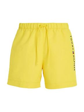 Kopalne kratke hlače Tommy Hilfiger rumena barva - rumena. Kopalne kratke hlače iz kolekcije Tommy Hilfiger. Model izdelan iz lahkega blaga. Izjemno zračen