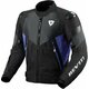 Rev'it! Jacket Control H2O Black/Blue M Usnjena jakna