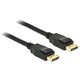 DisplayPort kabel 1m Delock črn