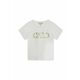Otroška bombažna kratka majica Michael Kors bela barva - bela. Kratka majica iz kolekcije Michael Kors. Model izdelan iz tanke, elastične pletenine. Model iz zračne bombažne tkanine.