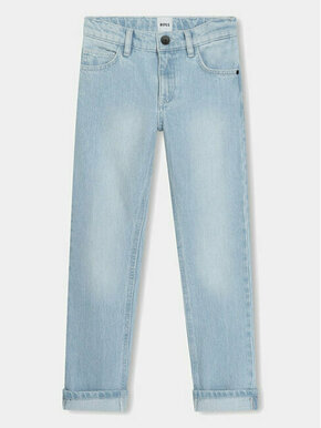 Boss Jeans hlače J50687 D Modra Slim Fit