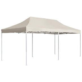 VidaXL Profesionalni šotor za zabave aluminij 6x3 m krem