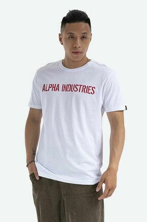 Bombažna kratka majica Alpha Industries RBF Moto bela barva - bela. Kratka majica iz kolekcije Alpha Industries. Model izdelan iz pletenine s potiskom.