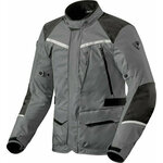 Rev'it! Voltiac 3 H2O Grey/Black M Tekstilna jakna