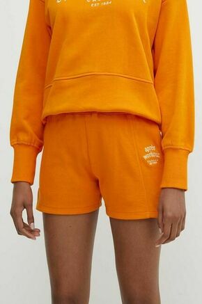 Bombažne kratke hlače Casall oranžna barva - oranžna. Kratke hlače iz kolekcije Casall