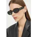 Sončna očala Palm Angels ženska, črna barva, PERI051_501007 - črna. Sončna očala iz kolekcije Palm Angels. Model z enobarvnimi stekli in okvirji iz plastike. Ima filter UV 400. Model je izdelan v Italiji.