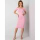 RUE PARIS Ženska obleka Dorita RUE PARIS light pink RV-SK-6696.65_368080 M