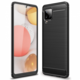 WEBHIDDENBRAND Ovitek za Samsung Galaxy A42 5G, silikonski, mat carbon črn