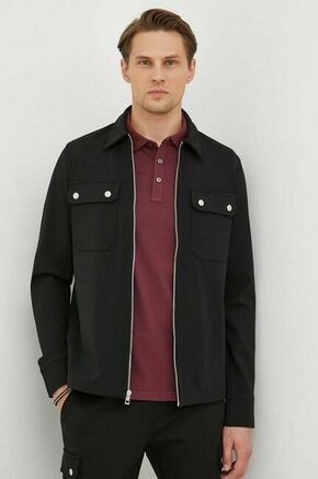 Srajčna jakna Michael Kors črna barva - črna. Srajčna jakna iz kolekcije Michael Kors. Nepodložen model