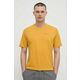 Športna kratka majica Jack Wolfskin Delgami rumena barva - rumena. Športna kratka majica iz kolekcije Jack Wolfskin. Model izdelan iz hitrosušečega materiala.