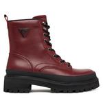 Gležnjarji Guess FLFB2D LEA10 Bordo rdeča