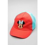 Otroška bombažna kapa zippy x Disney - pisana. Otroška kapa s šiltom vrste baseball iz kolekcije zippy. Model izdelan iz tkanine z nalepko.