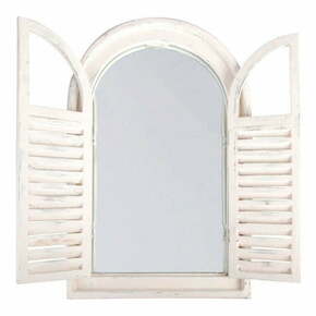 Belo leseno ogledalo z žaluzijo Esschert Design