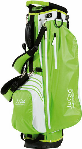 Jucad 2 in 1 White/Green Golf torba Stand Bag