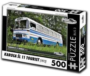 WEBHIDDENBRAND RETRO-AUTA Puzzle Avtobus št. 3 Karosa ŠL 11 TOURIST (1973) 500 kosov