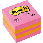 Post-It Post-it kocka 2051-P PINK 51x51, roza - oranžna