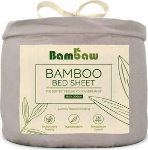 Bambaw Rjuha iz bambusa 160 x 200 cm - Grey