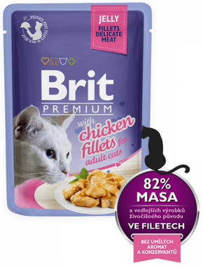 Brit Premium fileji piščanca v želeju