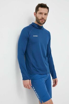 Športna majica z dolgimi rokavi Mammut Selun FL mornarsko modra barva - mornarsko modra. Športna majica z dolgimi rokavi iz kolekcije Mammut. Model izdelan iz materiala z antibakterijskim premazom.