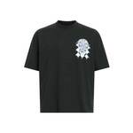 Bombažna kratka majica AllSaints Grid moška, črna barva - črna. Kratka majica iz kolekcije AllSaints. Model izdelan iz pletenine s potiskom.