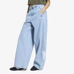 Hlače adidas Adibreak Mid-Rise Wide-Leg Denim Pants Light Denim 25/30