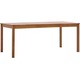 VIDAXL Jedilna miza medeno rjava 180x90x73 cm borovina