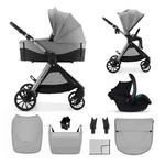 KINDERKRAFT Kombinirani voziček Vesto 2 3v1 Grey