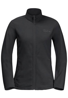 Športni pulover Jack Wolfskin Taunus turkizna barva - črna. Športni pulover iz kolekcije Jack Wolfskin. Model z zapenjanjem na zadrgo