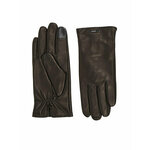 Calvin Klein Moške rokavice Modern Bar Leather Gloves K50K511017 Črna